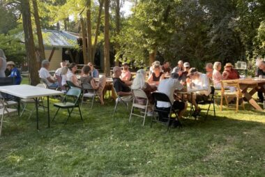 Moscow Yoga Center's annual potluck